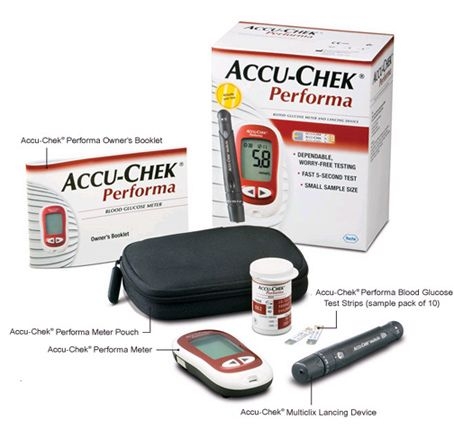 เครื่องตรวจน้ำตาล accu-chek performa